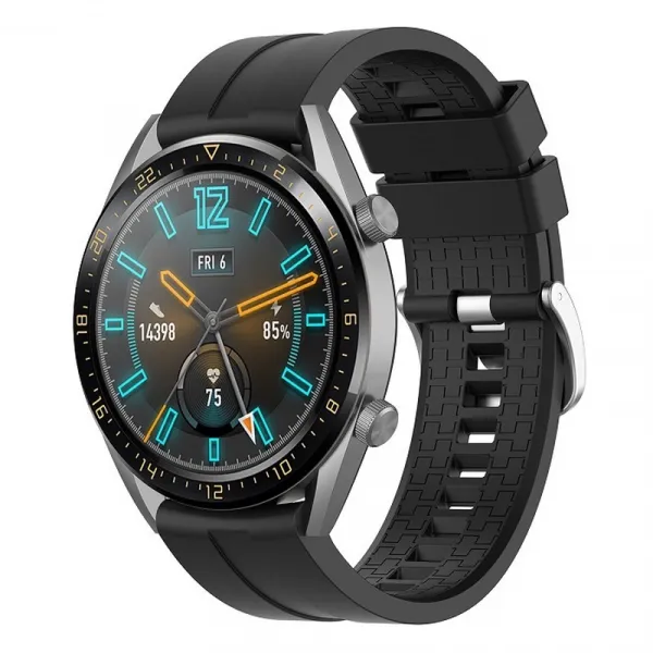 BStrap Silicone Cube remienok na Garmin Vivoactive 4, black (SHU004C0109)