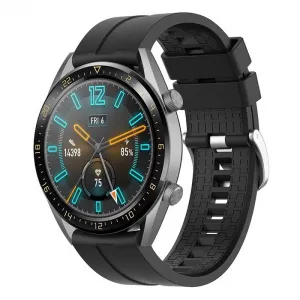 BStrap Silicone Cube remienok na Garmin Vivoactive 4, black (SHU004C0109)