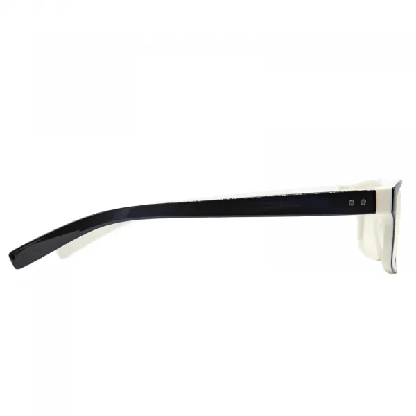 Okuliare na Počítač PCG05 čierno/biely plastový rám +1,0
