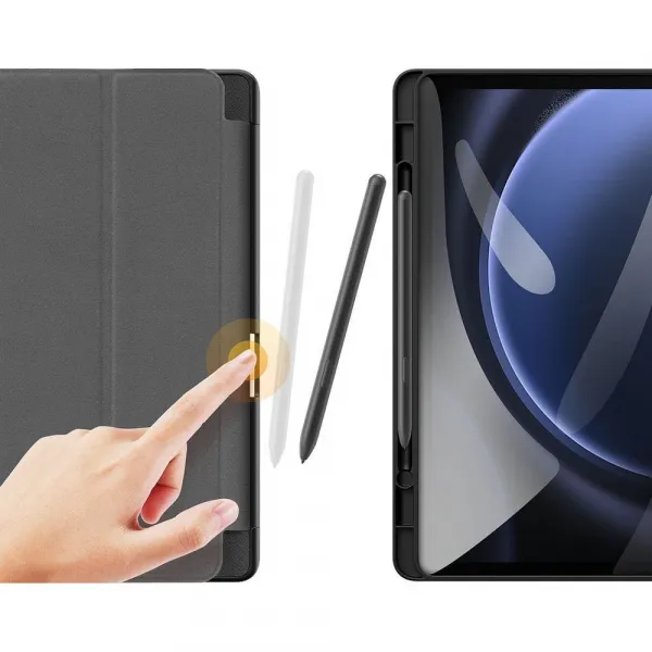 Dux Ducis Domo puzdro na Samsung Galaxy Tab S9 FE, čierne
