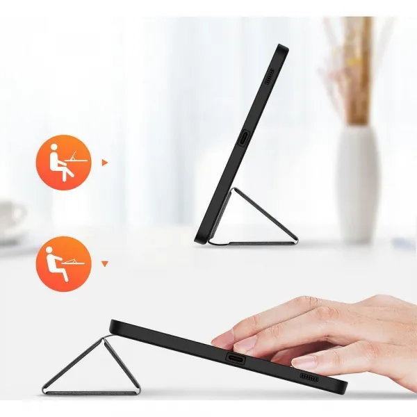 Dux Ducis Domo puzdro na Samsung Galaxy Tab S9 FE, čierne