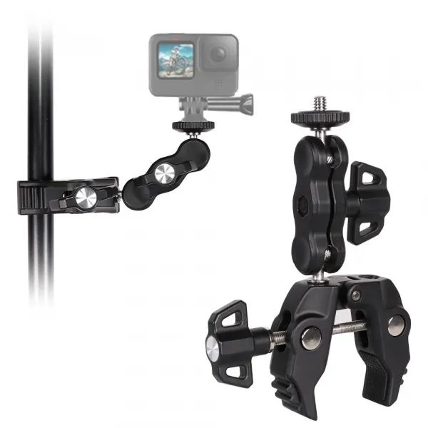 MG Clamp Holder držiak na športové kamery, čierny