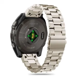 Tech-Protect Stainless remienok na Garmin Fenix 5 / 6 / 6 Pro / 7 / 8 47mm / E, titanium
