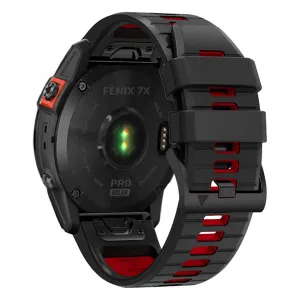 Tech-Protect Iconband remienok na Garmin Fenix 5x / 5x Plus / 6x / 6x Pro / 7x / 8 51mm, black/red