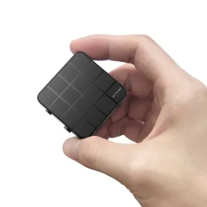 BlitzWolf BW-BL2 Bluetooth vysielač / prijímač 3.5mm jack, čierny (BW-BL2)