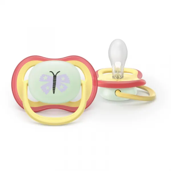 Philips AVENT Cumlík Ultra air nočný 0-6m dievča 2ks