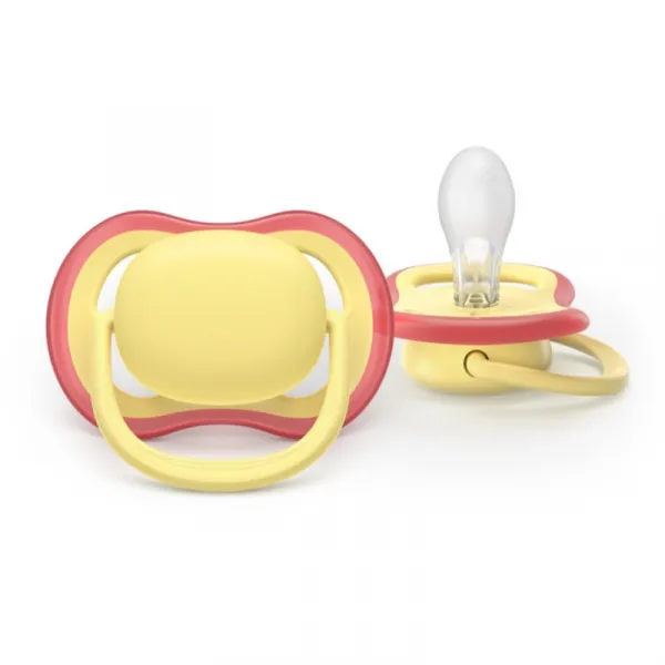 Philips AVENT Cumlík Ultra air fialová/žltá 0-6m dievča 2ks
