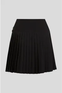 Sukňa Karl Lagerfeld čierna farba, mini, áčkový strih, A3W12022