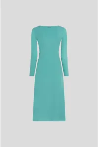 Šaty Karl Lagerfeld Jersey Fluid Zip Dress Still Water
