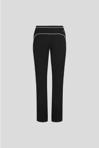 Nohavice Karl Lagerfeld Bw Tailored Piping Pants White/Black