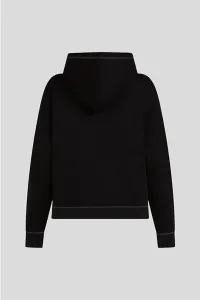 Mikina Karl Lagerfeld Contrast Stitch Hoodie Black