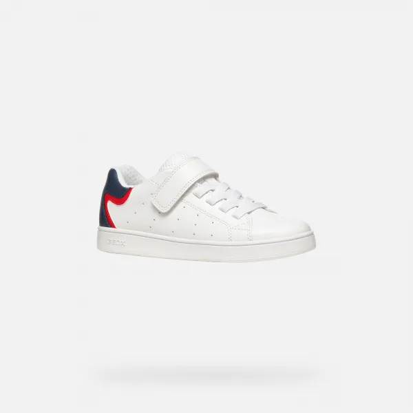 White boys' sneakers Geox Eclyper - Boys