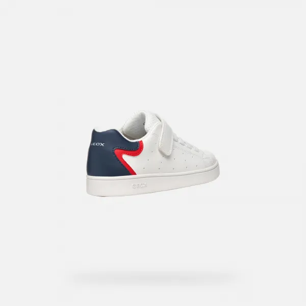 White boys' sneakers Geox Eclyper - Boys