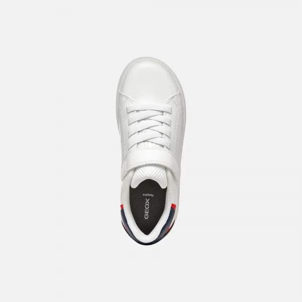 White boys' sneakers Geox Eclyper - Boys