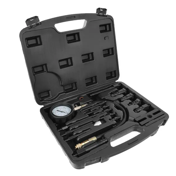 GEKO G02515 – tester kompresného tlaku pre dieselové motory so sadou adaptérov