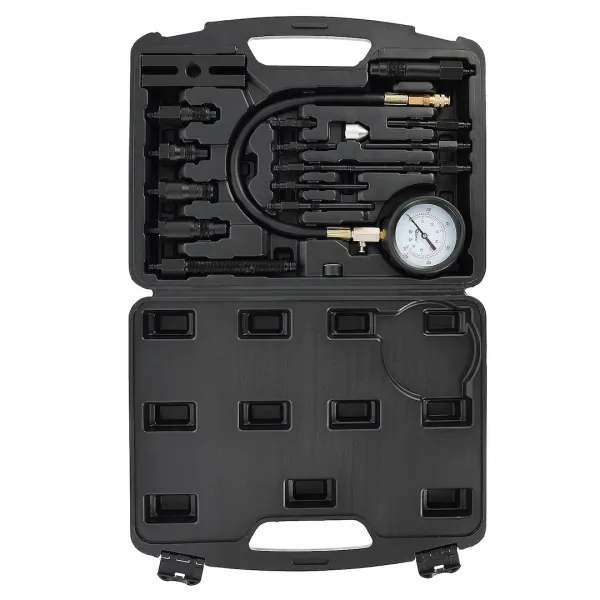 GEKO G02515 – tester kompresného tlaku pre dieselové motory so sadou adaptérov