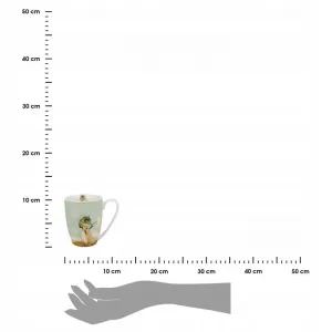 Duo Porcelánový hrnček Monet Žena s dáždnikom 360 ml viacfarebný