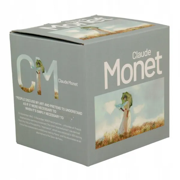 Duo Porcelánový hrnček Monet Žena s dáždnikom 360 ml viacfarebný