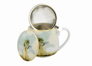 Duo Porcelánový hrnček Monet Žena s dáždnikom 430 ml viacfarebný