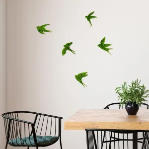 Dekoratívny kovový doplnok na stenu Swallows