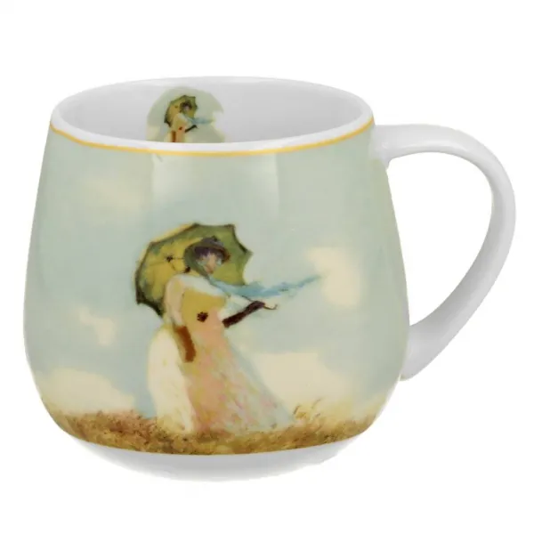 Duo Porcelánový hrnček Monet Woman with Parasol I. 430 ml viacfarebný