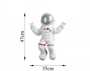 Wallity Nástenná dekorácia Astronaut biela/šedá