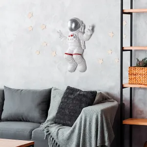 Wallity Nástenná dekorácia Astronaut biela/šedá