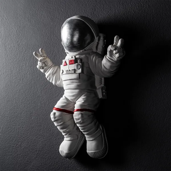 Wallity Nástenná dekorácia Astronaut biela/šedá