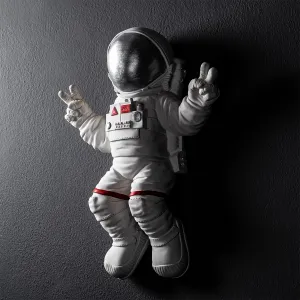 Wallity Nástenná dekorácia Astronaut biela/šedá