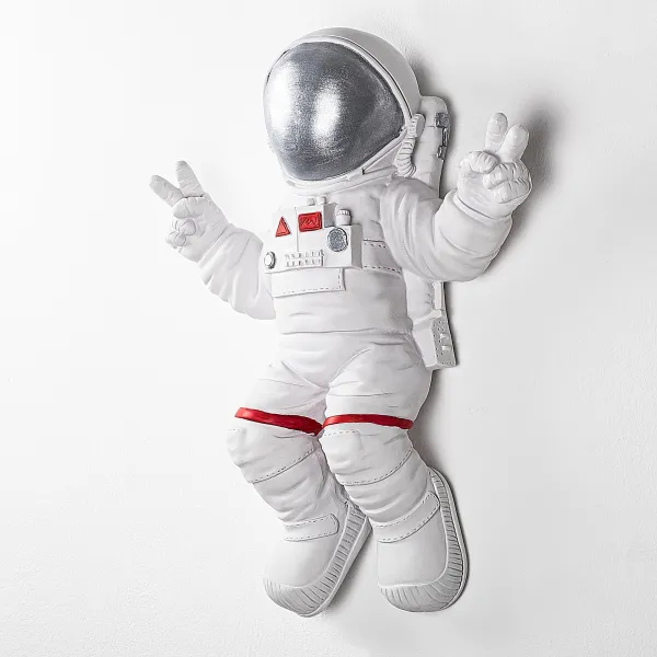 Wallity Nástenná dekorácia Astronaut biela/šedá