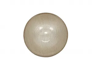 Siaki Collection Sklenená servírovacia misa 15 cm šampanská