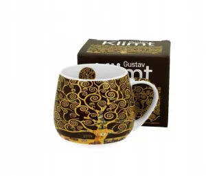 Duo Porcelánový hrnček Klimt Strom života 430 ml viacfarebný