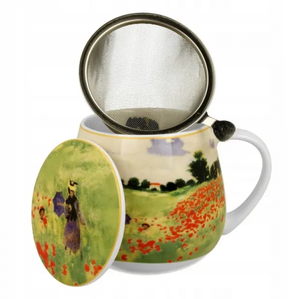 Duo Porcelánový hrnček Makové pole Monet 430 ml viacfarebný
