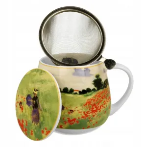 Duo Porcelánový hrnček Makové pole Monet 430 ml viacfarebný