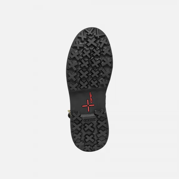 Dámske členkové zimné topánky GEOX Lamidie + Grip ABX W black