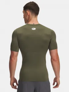 Men's Under Armour UA HG Armour Comp SS-GRN T-Shirt - Mens