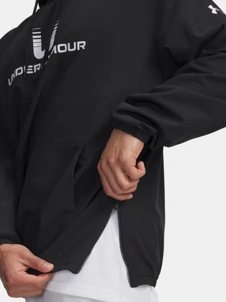 Men's Under Armour UA Unstoppable Wvn Hoodie-BLK - Men's