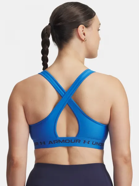 Women's bra Under Armour Crossback Mid Bra-BLU - Women's