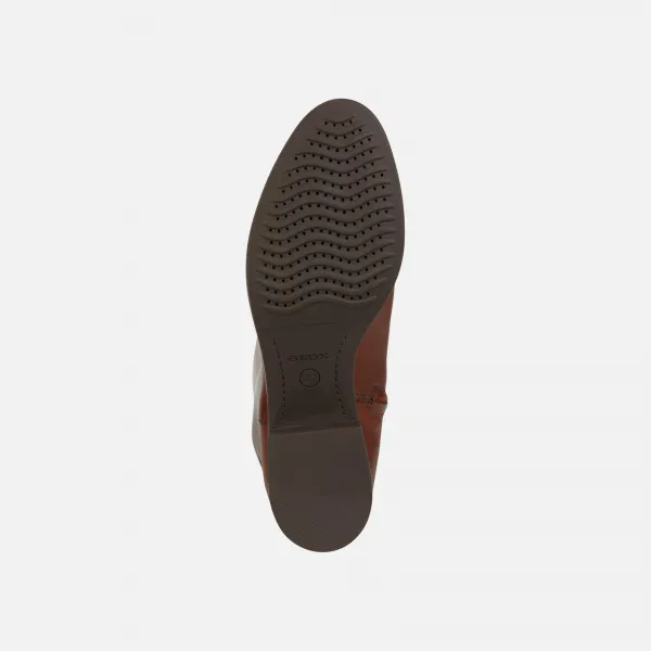 Brown women's boots Geox Felicity - Women's
