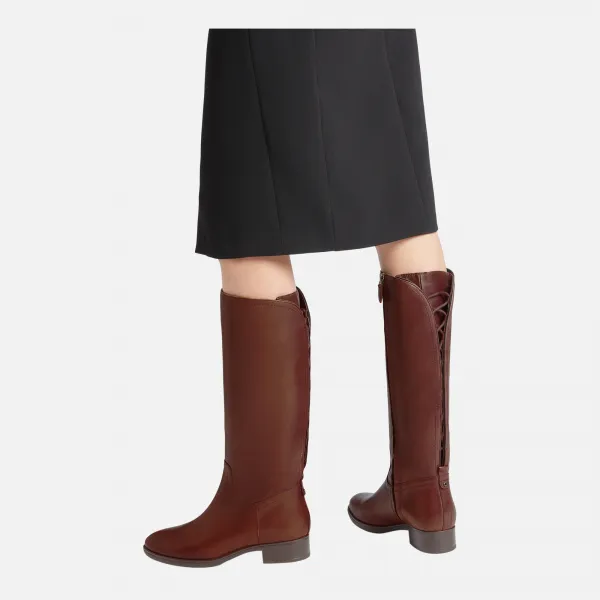 Brown women's boots Geox Felicity - Women's