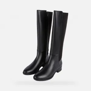 Black women's boots Geox Felicity - Women's