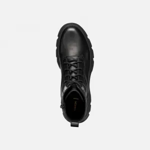 Black Women's Ankle Boots Geox Pluette - Ladies