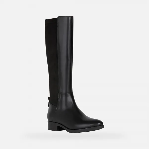 Black women's boots Geox Felicity - Women's
