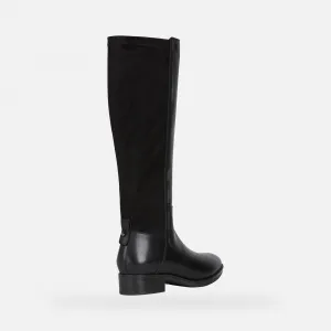 Black women's boots Geox Felicity - Women's