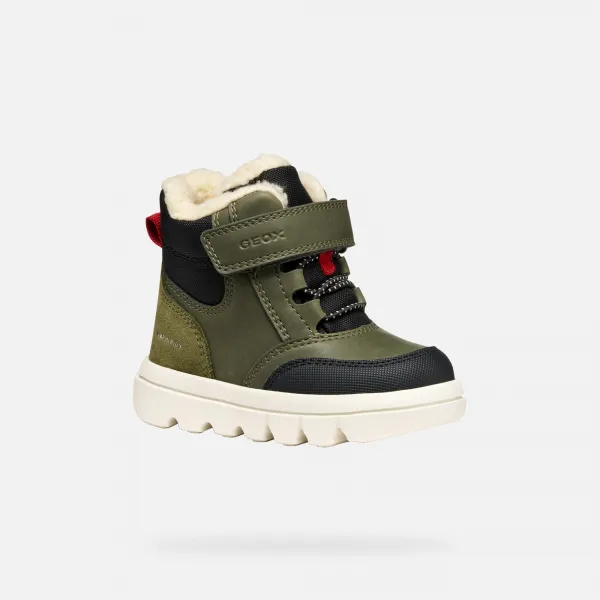Boys First Steps Geox Willaboom AB Dark Green - Boys