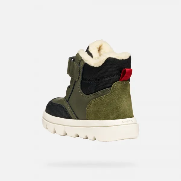 Boys First Steps Geox Willaboom AB Dark Green - Boys
