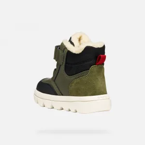 Boys First Steps Geox Willaboom AB Dark Green - Boys