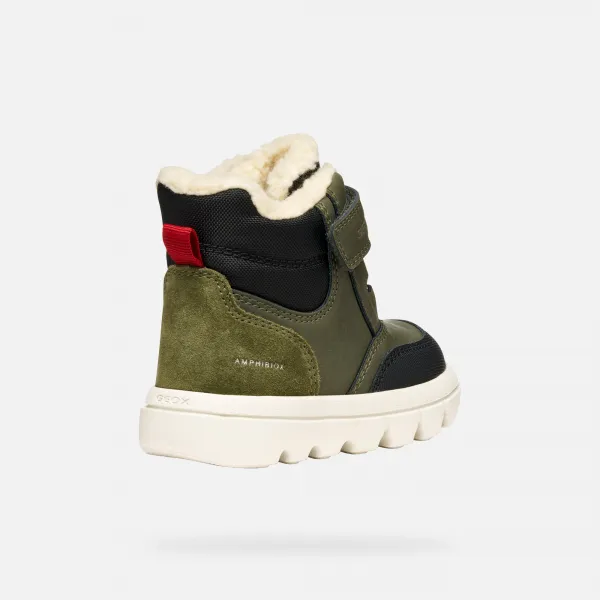 Boys First Steps Geox Willaboom AB Dark Green - Boys