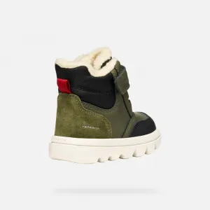 Boys First Steps Geox Willaboom AB Dark Green - Boys