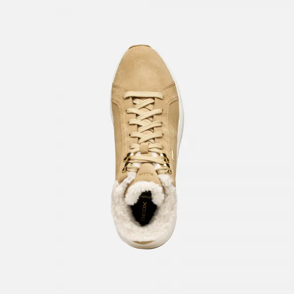 Light Brown Women's Geox Spherica Actif X2 Sneakers - Women's